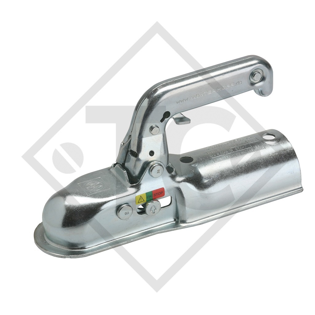 Coupling head WW 8-A with holder for unbraked trailers