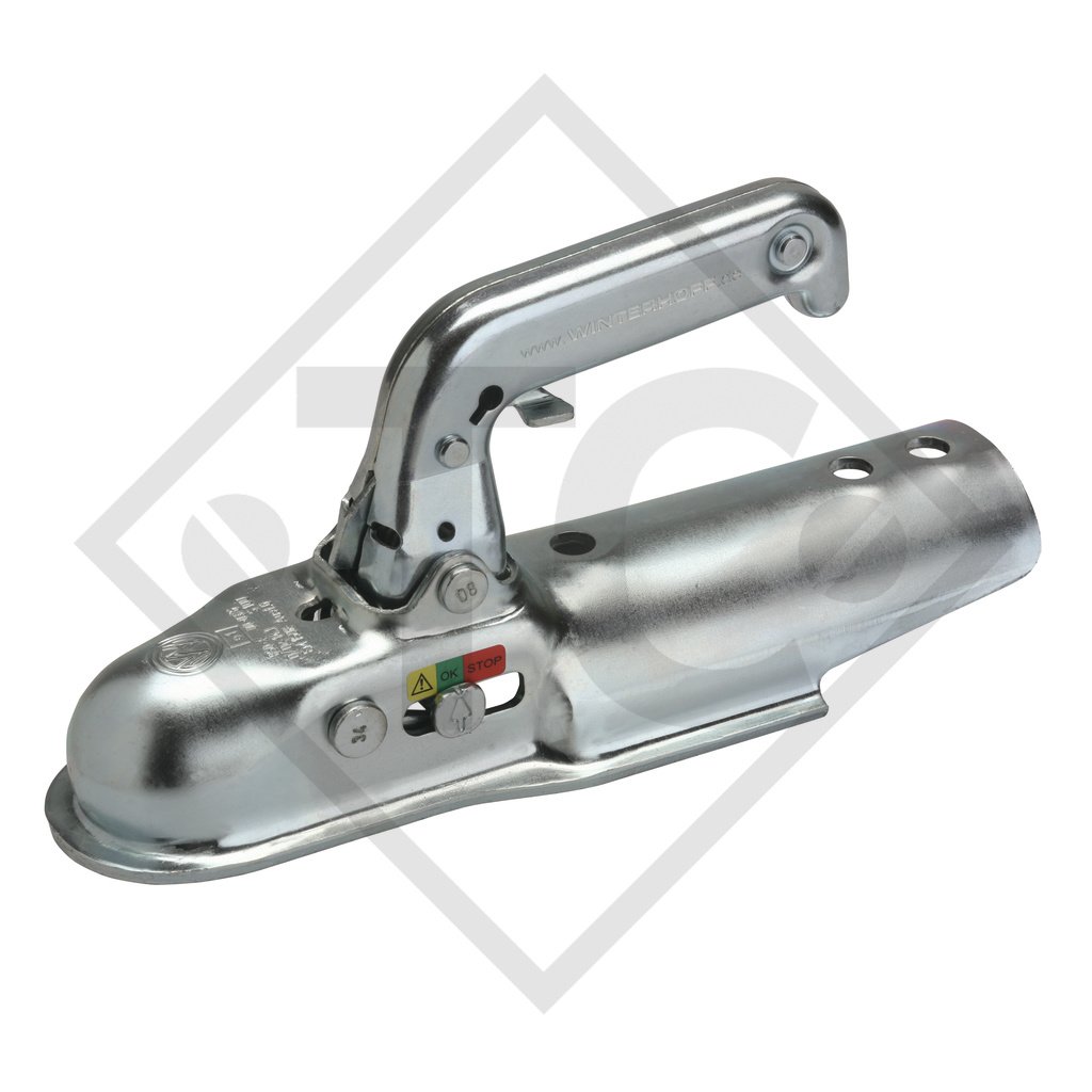 Coupling head WW 150-RG for unbraked trailers