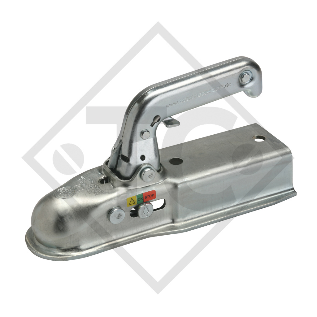 Coupling head WW 150-VF for unbraked trailers