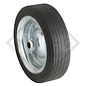 Solid rubber wheel 255x80mm 255 VB