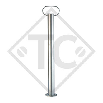 Rigid steady leg 48mm round, RSR 48-600