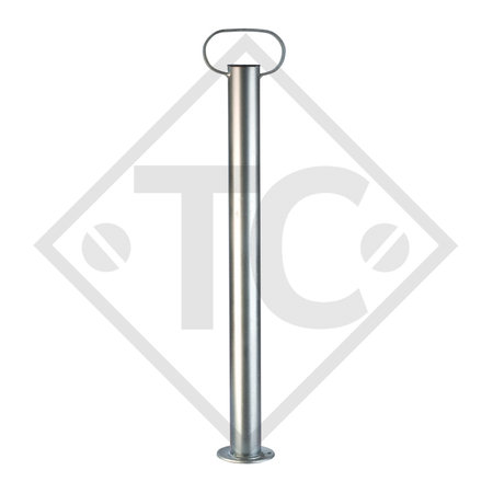 Rigid steady leg 48mm round, RSR 48-600