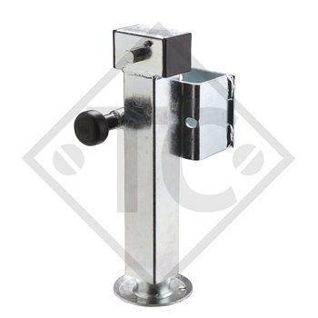 Béquille basculables □60mm carré, basculable de côté, SF-60-D85-19-280+ADAP