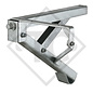 Extendable corner steady ADS 480 for front left and rear right, suitable for all trailer types