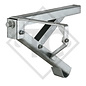 Extendable corner steady ADS 480 for front right and rear left, suitable for all trailer types
