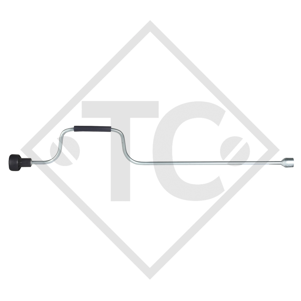 Ausdrehkurbel Typ HKB SW 19-L780, passend für alle gängigen Anhängertypen