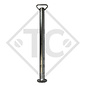 Rigid steady leg 48mm round, suitable for all trailer types