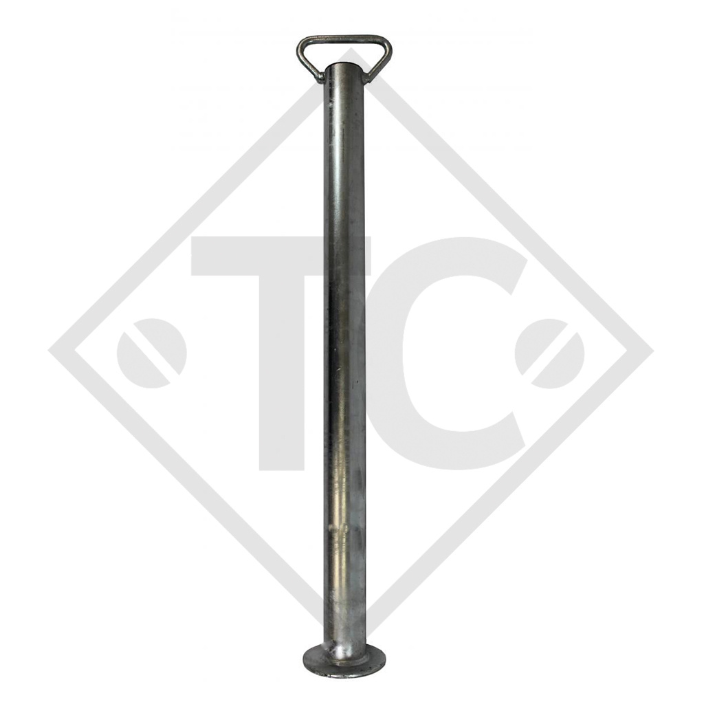 Rigid steady leg 48mm round, suitable for all trailer types