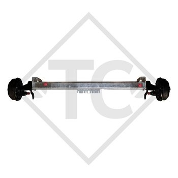 Braked axle SWING 1350kg axle type CB 1355, 46.24.379.494, HUMBAUR