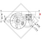 Assale frenato SWING 1350kg tipo di assale CB 1355, 46.24.379.494, HUMBAUR