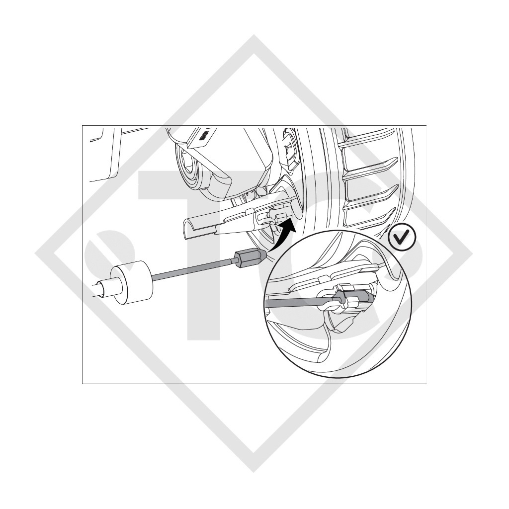 Câble 247281 avec accrochage rapide, vers. PROFI LONGLIFE