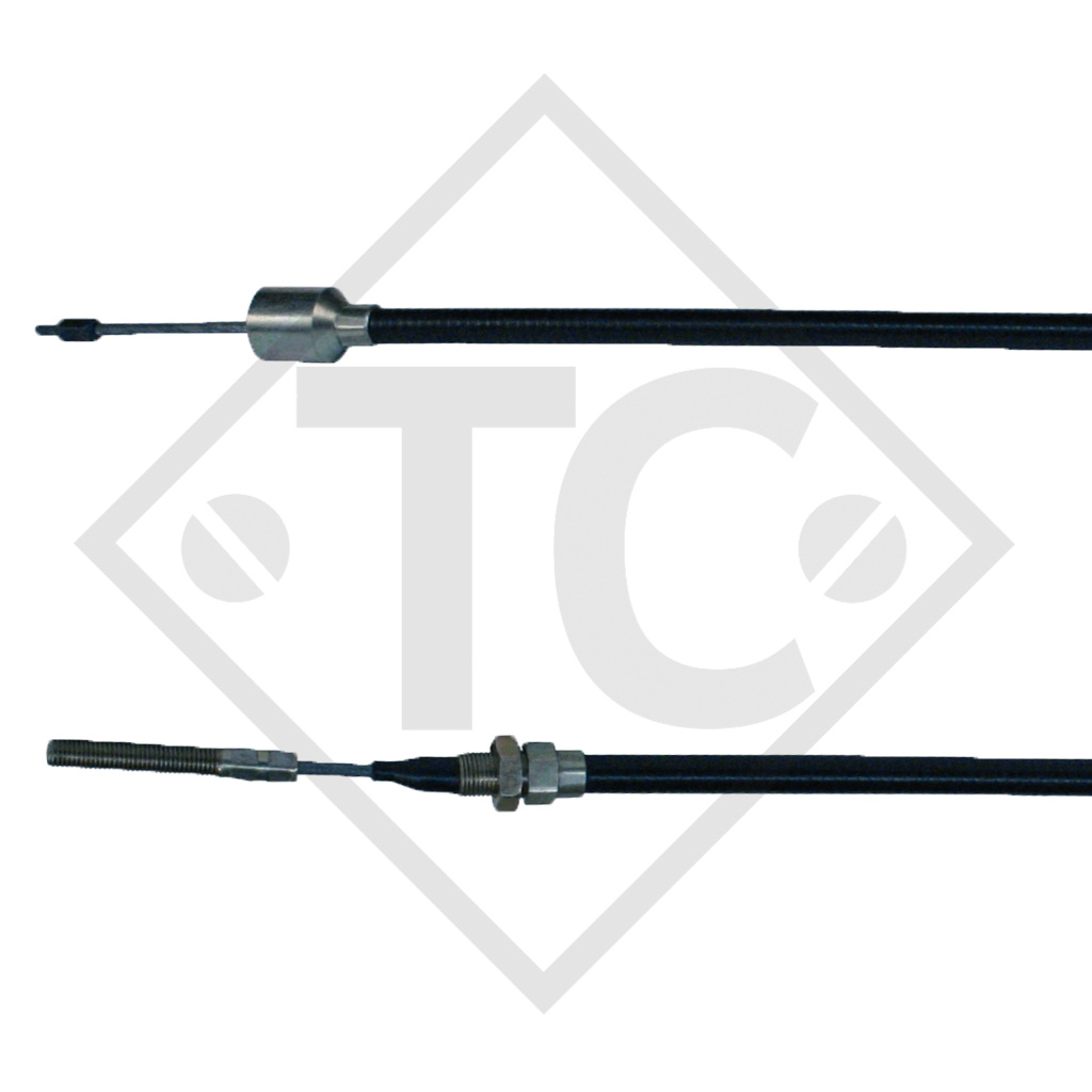 Cable bowden 241106 con rosca M10, versión acero