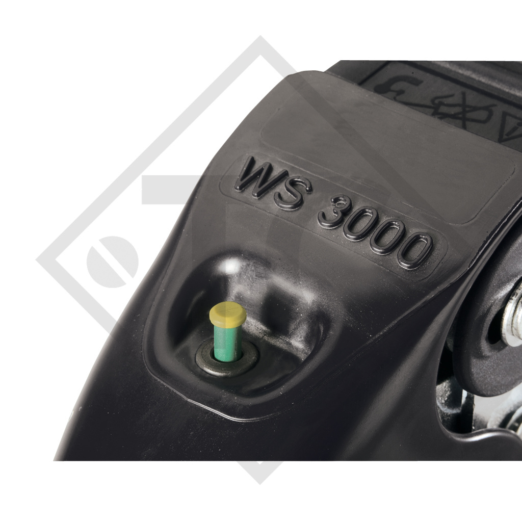 Cabezal WS 3000-D 50 con estabilizador para remolques con freno
