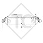 Braked axle 900kg BASIC axle type B 850-5