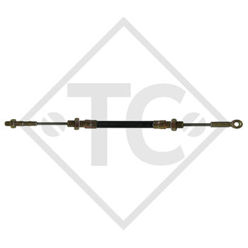 Bowden cable 2172930001 for overrun device with thread and eyelet