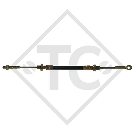 Cable bowden 2172930001 para enganches de inercia con rosca y argolla