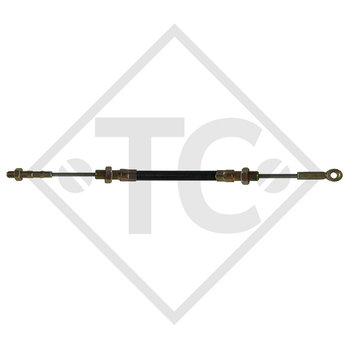 Cavo bowden 217745 per freno a repulsione con filettatura e occhiello