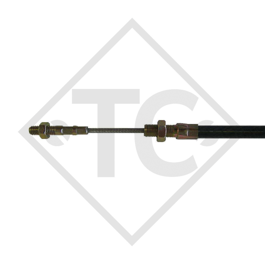 Bowden cable 562567 for overrun device with thread and eyelet