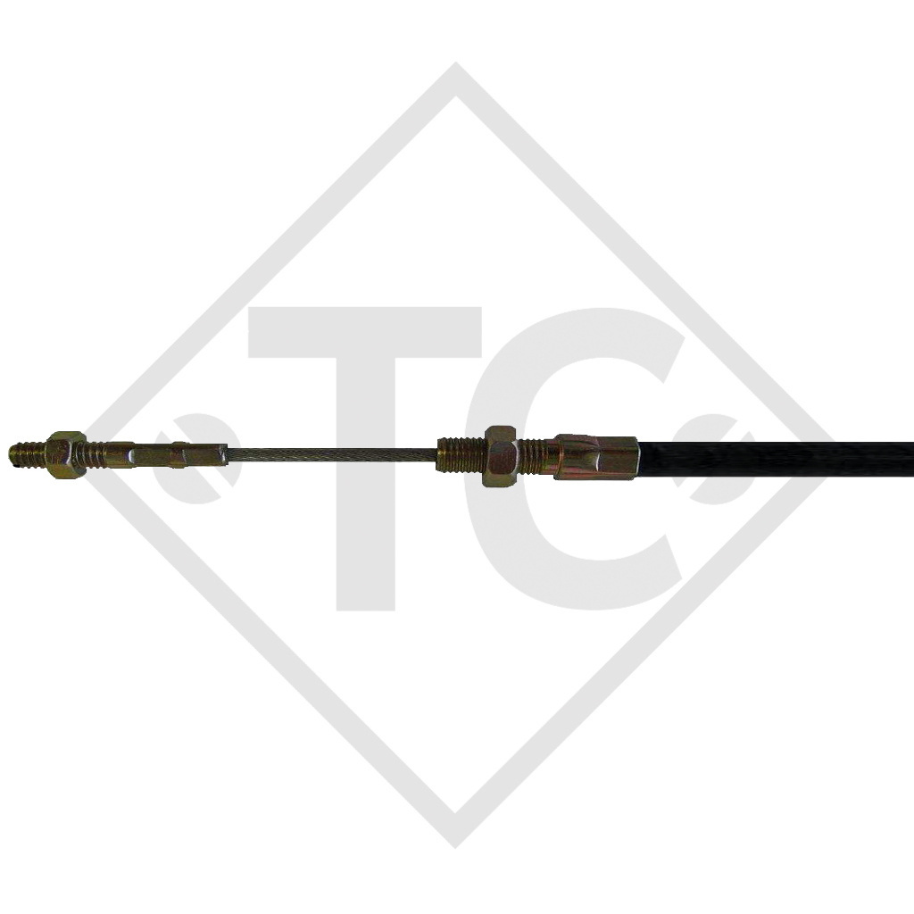 Cable bowden 1225717 para enganches de inercia con rosca