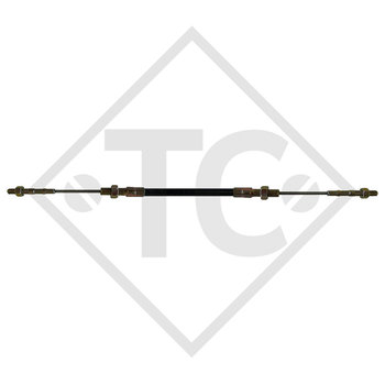 Bowden cable 1231783 for overrun device with thread