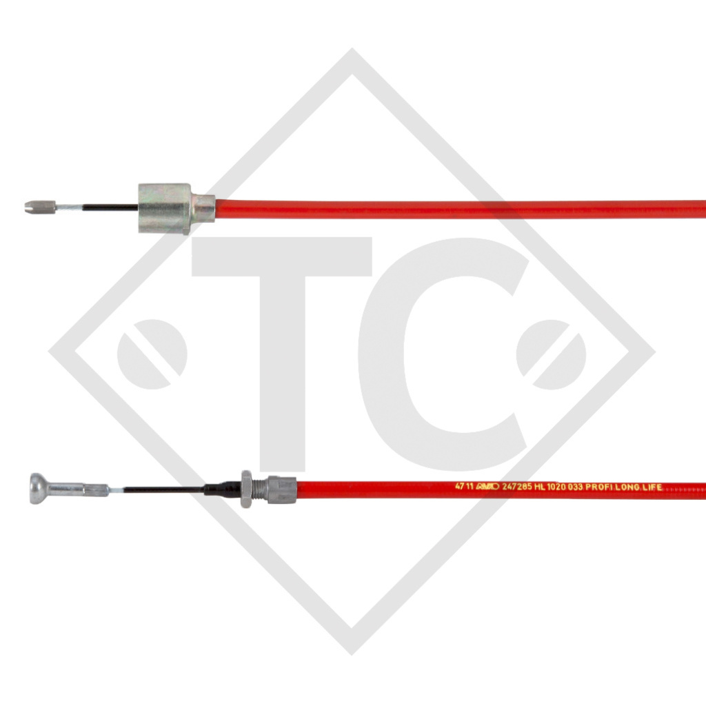 Cable bowden 1225518 con boquilla, versión PROFI LONGLIFE