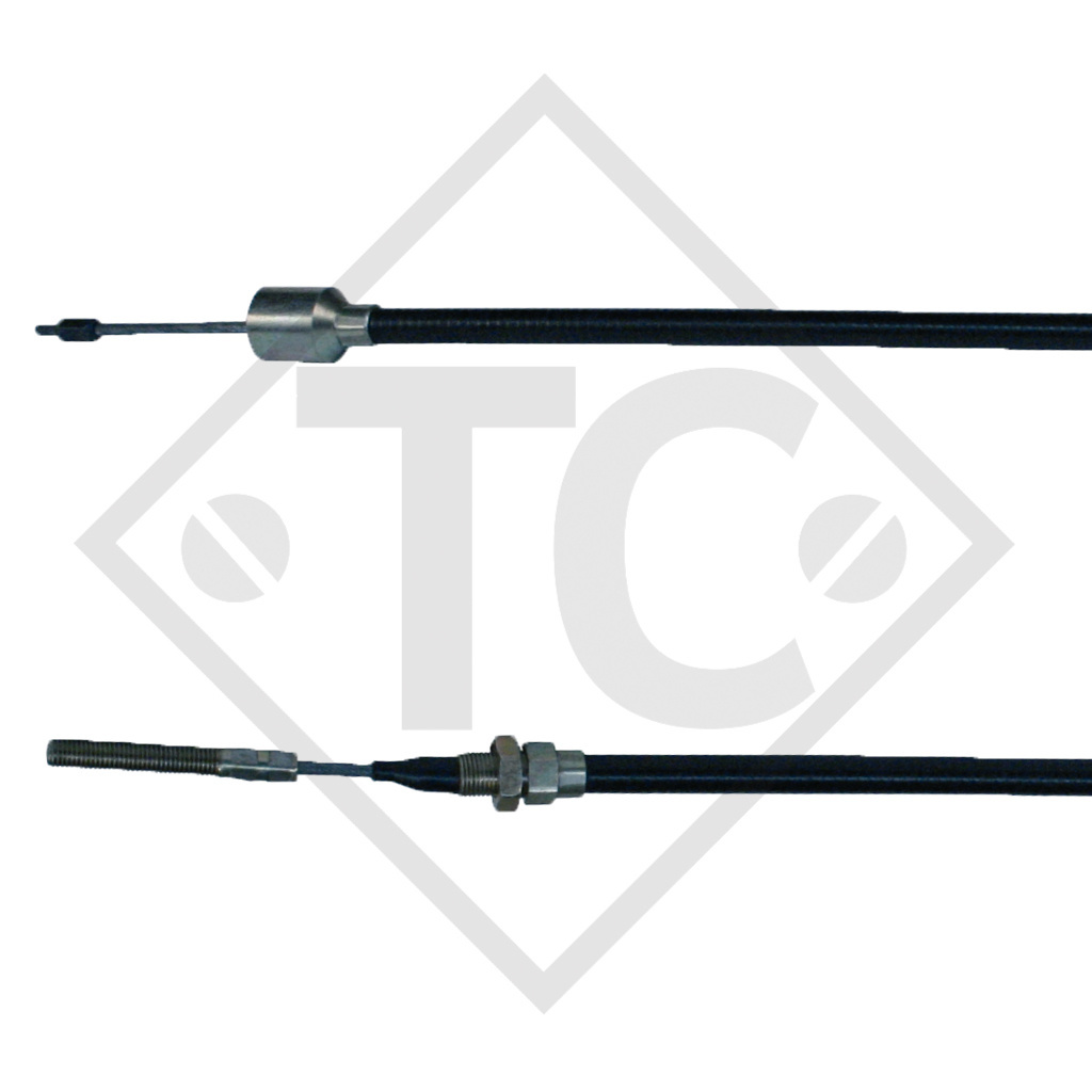 Cable bowden 241107 con rosca M10, versión acero