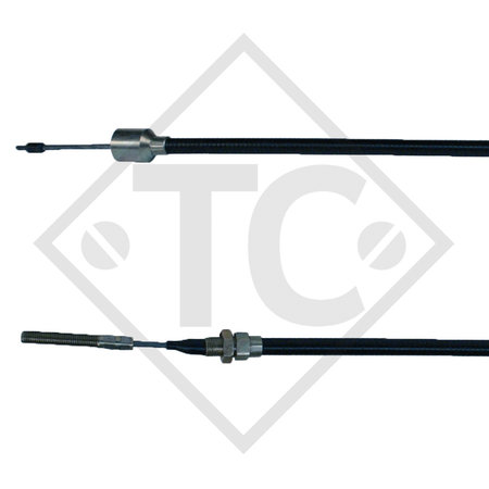 Cable bowden 241108 con rosca M10, versión acero