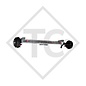 Braked axle 1050kg SWING axle type CB 1055, 46.21.379.455 HUMBAUR