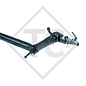 Towbar connection ZOV 0.75-1 B height-adjustable with drawbar section up to 750kg, 47.14.403.032