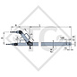 Towbar connection ZOV 1.2-1.1 B height-adjustable with drawbar section up to 1200kg, 47.23.403.012