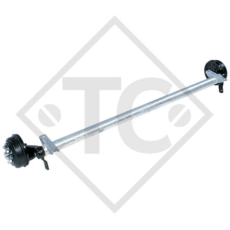 Essieu RONDO 1500kg freiné type d'essieu DB 1505, 45.27.379.522