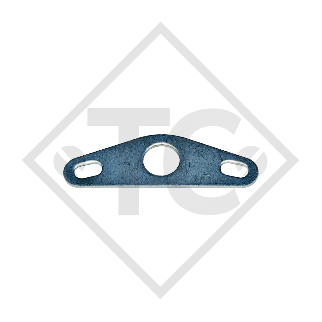 Drawbar shaft strap for ZEA drawbars, distance 110-130mm