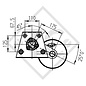 Achse gebremst 1300kg EURO1 Achstyp B 1200-5