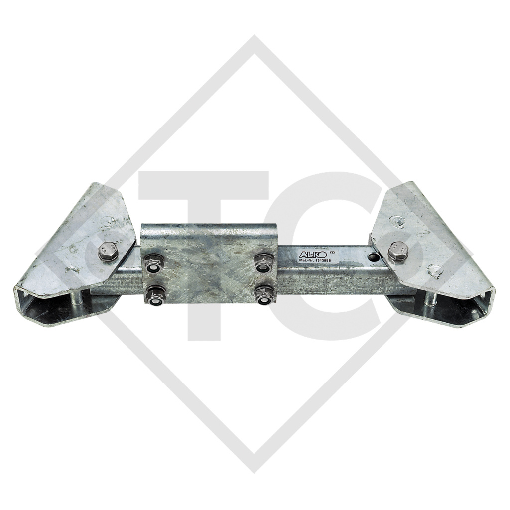 Jockey wheel crossmember for towbar connection V up to 3500kg