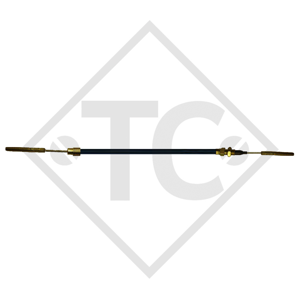 Cable bowden 1221538 con 2x rosca M10, funda con rosca M14, versión A - acero