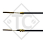 Cable bowden 2240001404 con 2x rosca M10, funda con rosca M14, versión A – acero