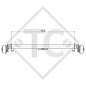 Achse gebremst 1300kg EURO COMPACT Achstyp B 1200-5
