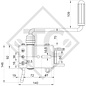 Schleppwinde BASIC 500kg, Typ 500 A ohne automatischer Lastdruckbremse, mit 7 Meter Band zum Schleppen montiert, Kurbel abnehmbar, unverpackt