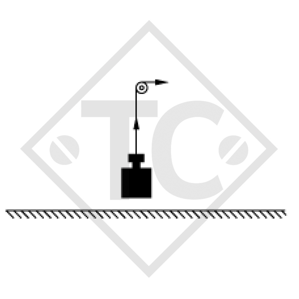 Cable for lifting and towing for winch type 1201 PLUS