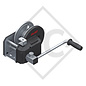 Cable winch PLUS 900kg, type 901 with automatic weight brake, with automatic unwinder, without cable/band, crank 230