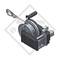Cable winch PLUS 900kg, type 901 with automatic weight brake, with automatic unwinder, fitted with 12.5 meter cable for lifting, without packaging