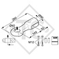 Zugöse D40/F DIN ø40mm Ausführung F, aufschiebbar, mit Schraubmaterial