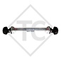 Braked axle SWING 1350kg axle type CB 1354, 46.24.379.058