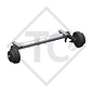 Braked axle 1800kg RONDO axle type DB 1805, 45.32.368.608