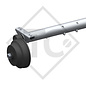 Braked tandem front axle 1800kg RONDO axle type DB 1805, 45.32.368.621