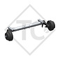 Braked tandem front axle 1800kg RONDO axle type DB 1805, 45.32.368.625