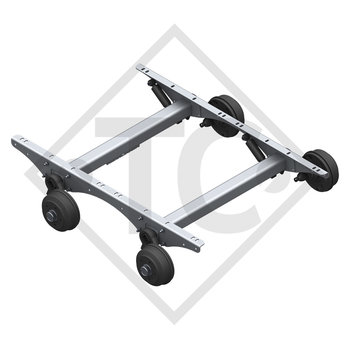 Achse Tandemaggregat gebremst 2100kg SWING Achstyp CB 2/1055, 49.21.379.161