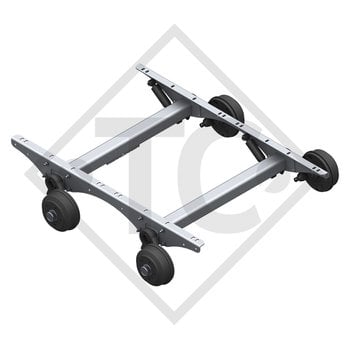Essieu tandem SWING 2100kg freiné type d'essieu CB 2/1055, 49.21.379.176