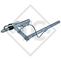 Drawbar installation ZKV 13.1 B with overrun device AK 1308 height-adjustable, with drawbar section 650 to 1300kg, 47.24.471.086