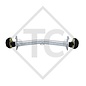 Braked axle 1500kg EURO1 axle type DELTA SIN 14-1, ADRIA Caravan